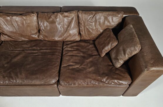 COR Sofa in brown leather by Team Form Ag for COR Furniture, Germany, 1970s - Image 7