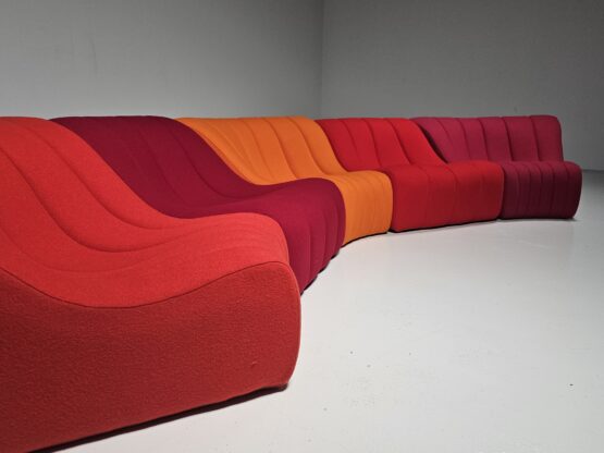 Kwok Hoi Chan 'Chromatic' modular multi-color sofa, Steiner, 1970s - Image 9