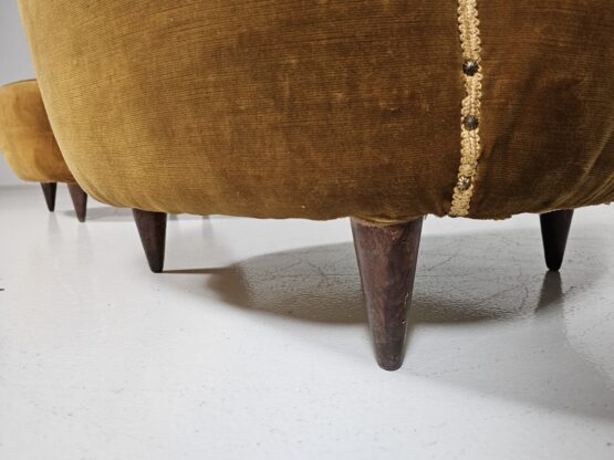 Gio Ponti style Italian Armchairs