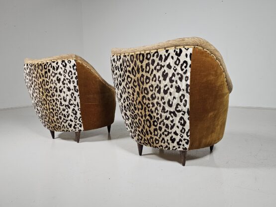 Gio Ponti style Italian Armchairs