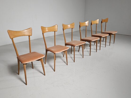 Dining chairs Ico and Luisa Parisi for Ariberto Colombo