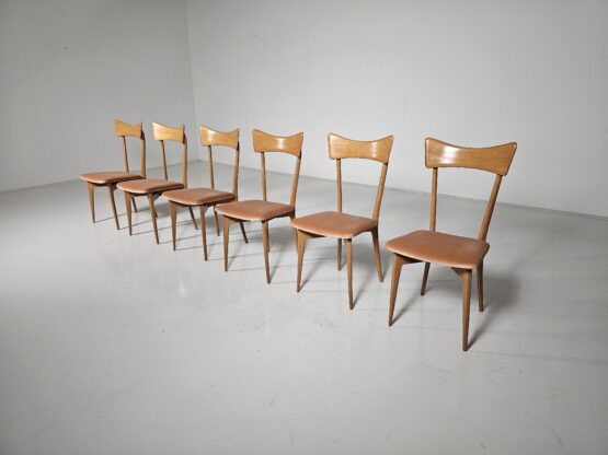 Dining chairs Ico and Luisa Parisi for Ariberto Colombo
