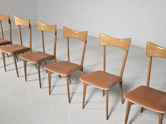 Dining chairs Ico and Luisa Parisi for Ariberto Colombo