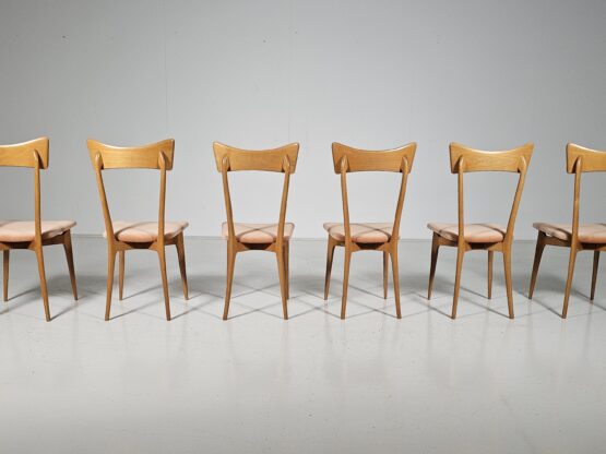 Dining chairs Ico and Luisa Parisi for Ariberto Colombo