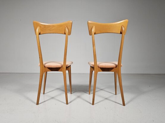 Dining chairs Ico and Luisa Parisi for Ariberto Colombo