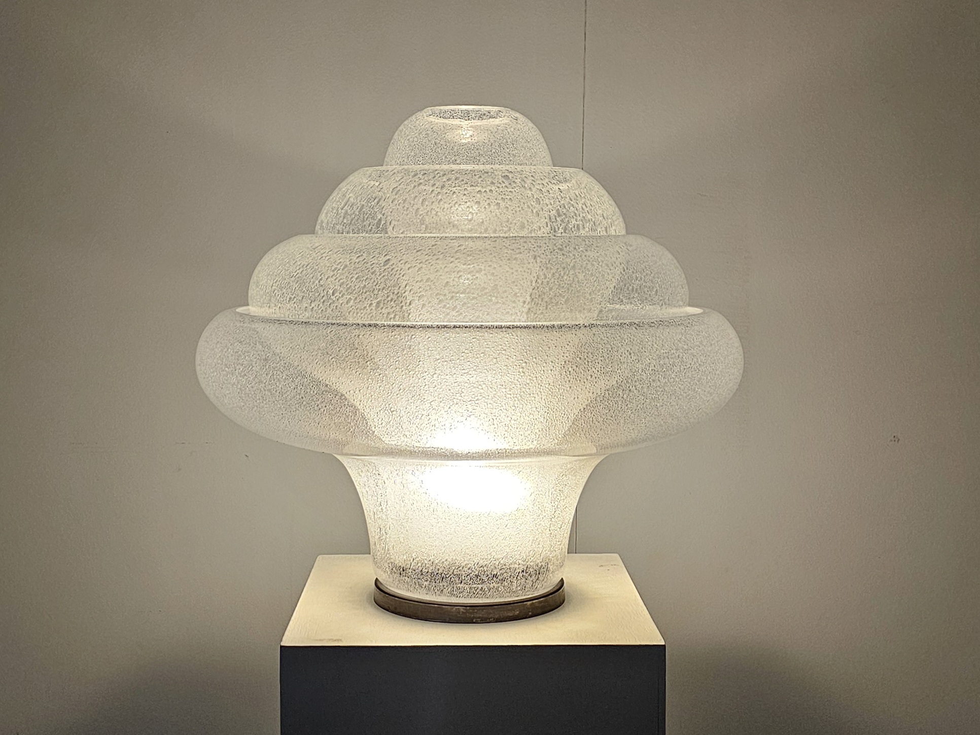 Lotus Lamp, Carlo Nason for Mazzega,