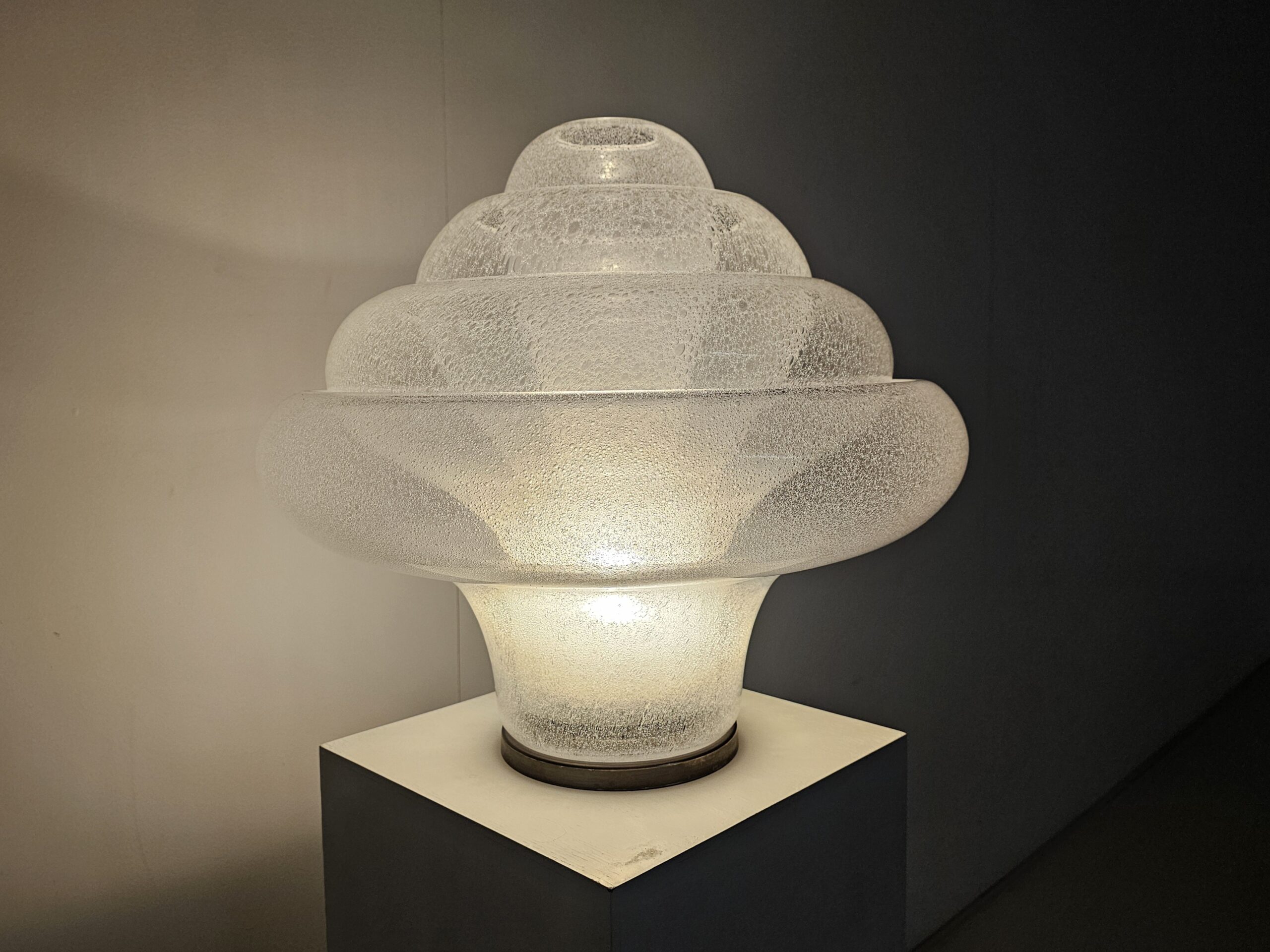 Lotus Lamp, Carlo Nason for Mazzega,