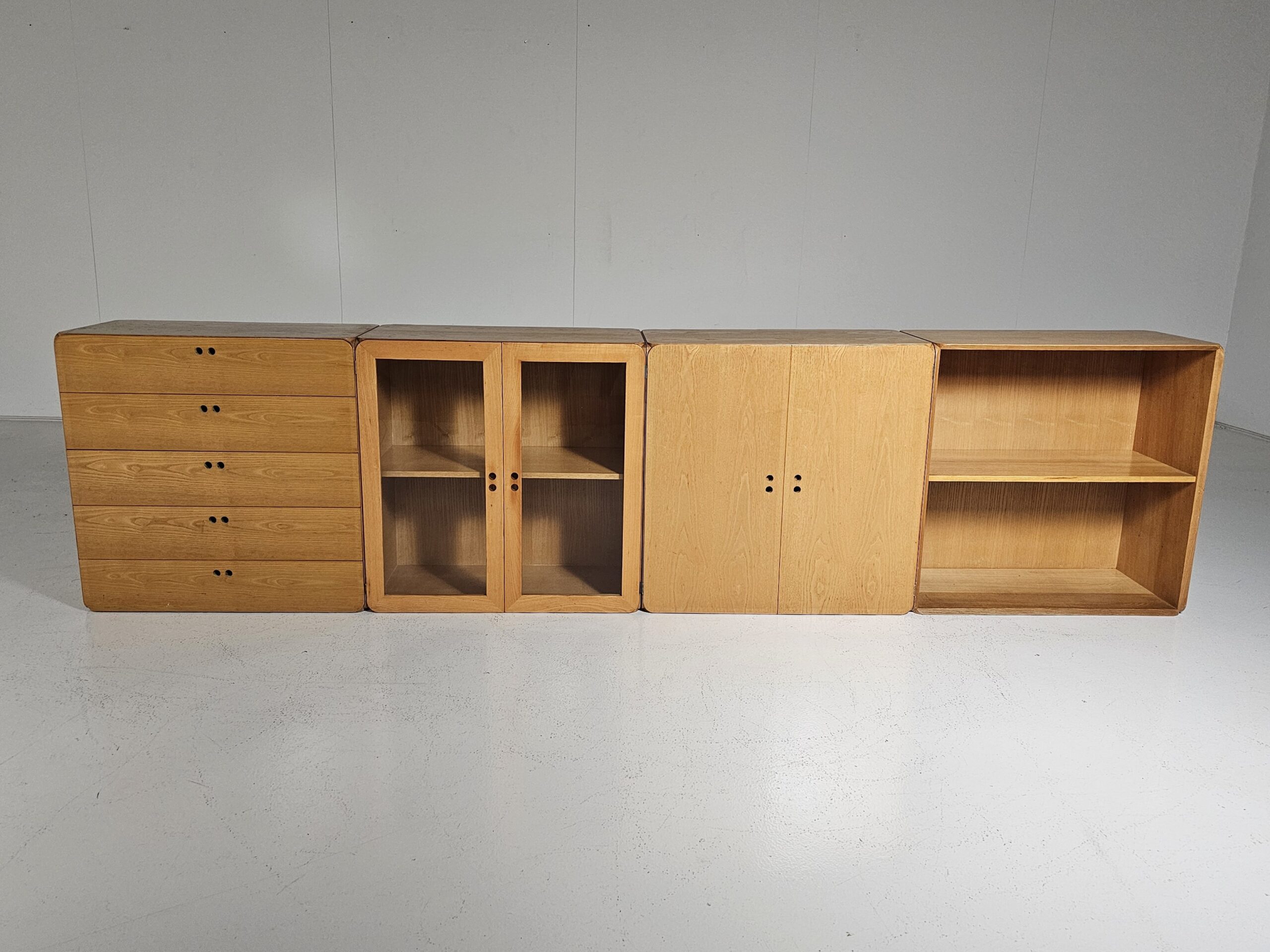 Modular "Samara" storage wall unit by Derk Jan de Vries