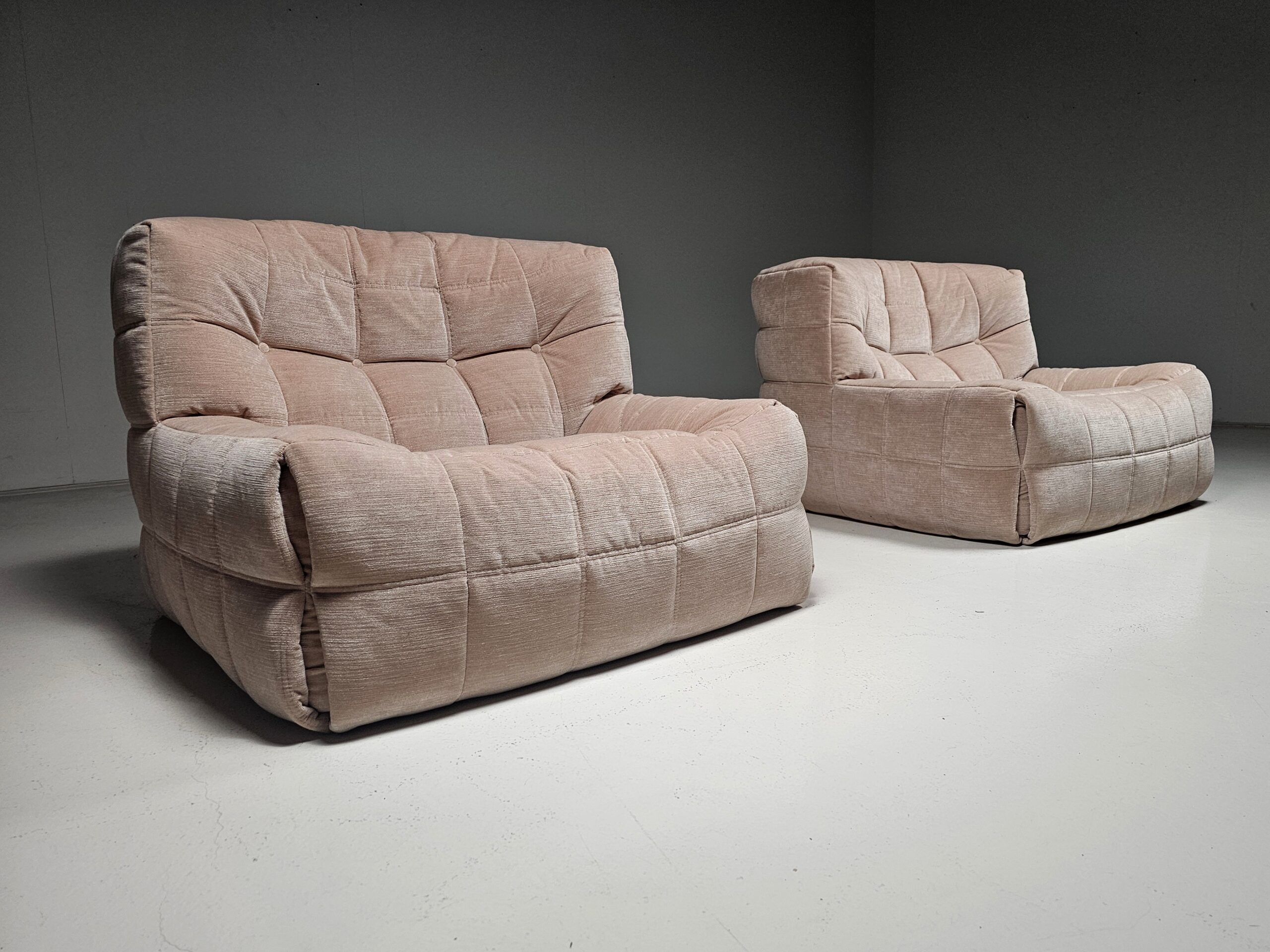 Kashima lounge chairs, Michel Ducaroy, Ligne Roset