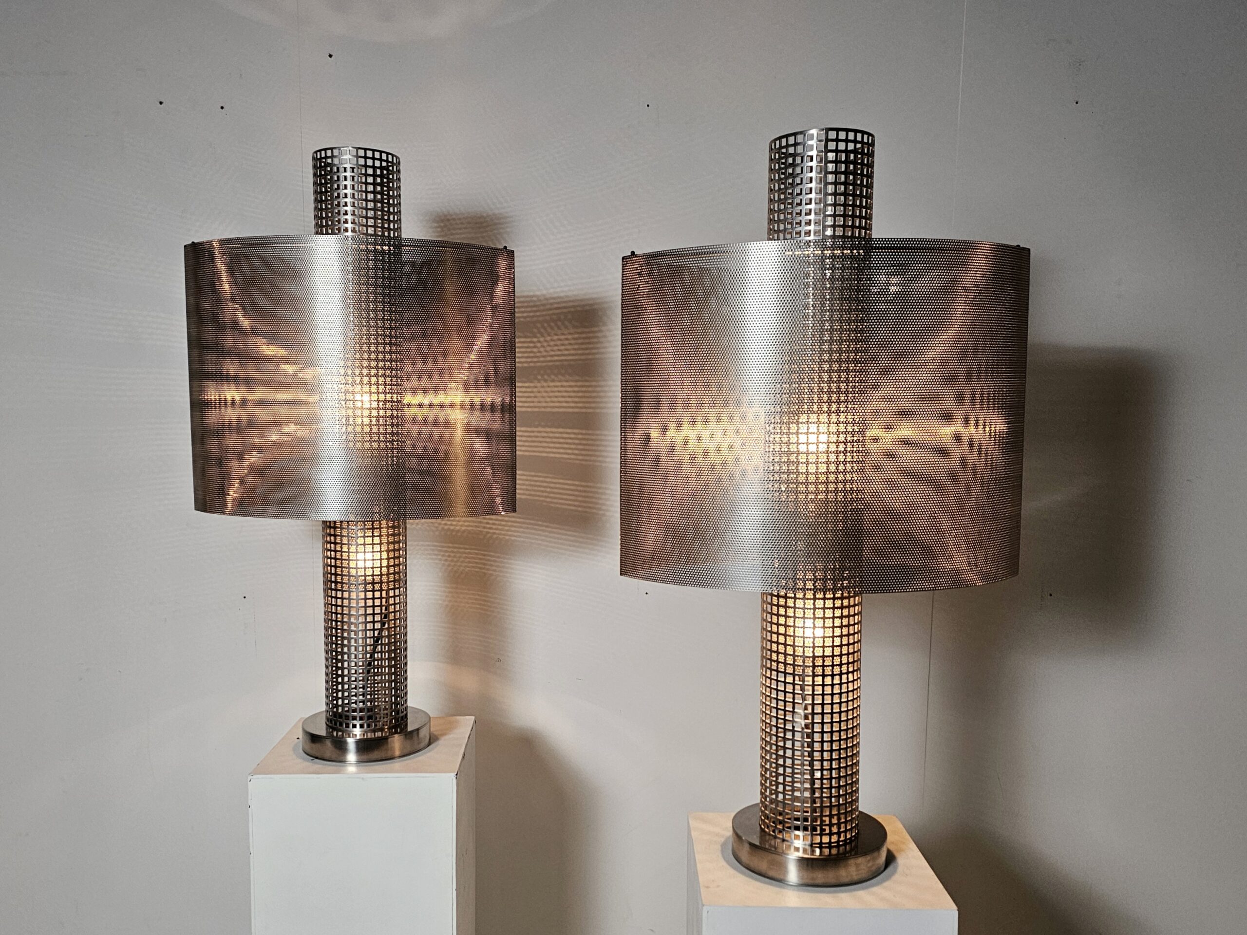 Perforated Metal Lamps by SAS, France