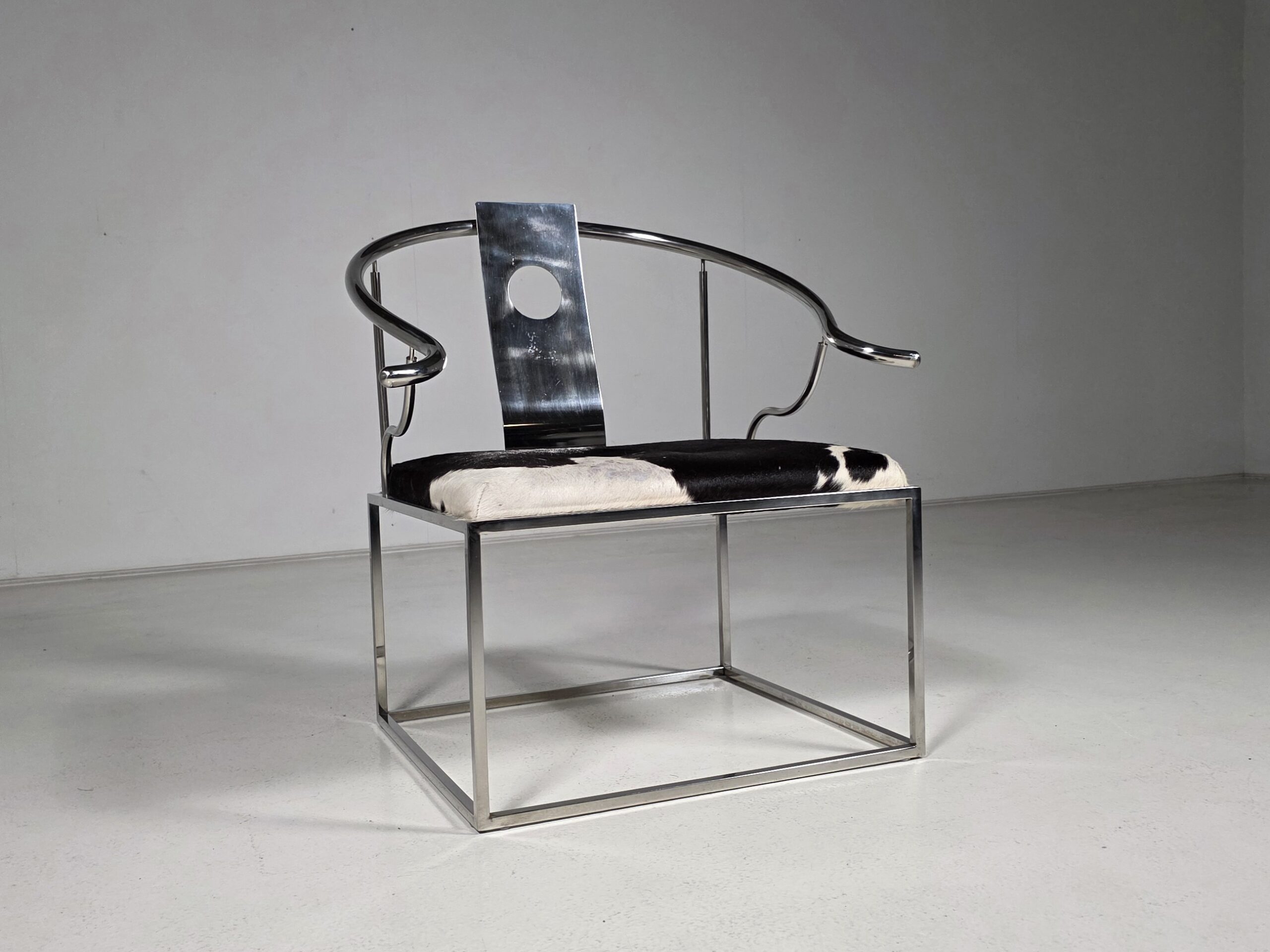 Eichholtz chair cowhide