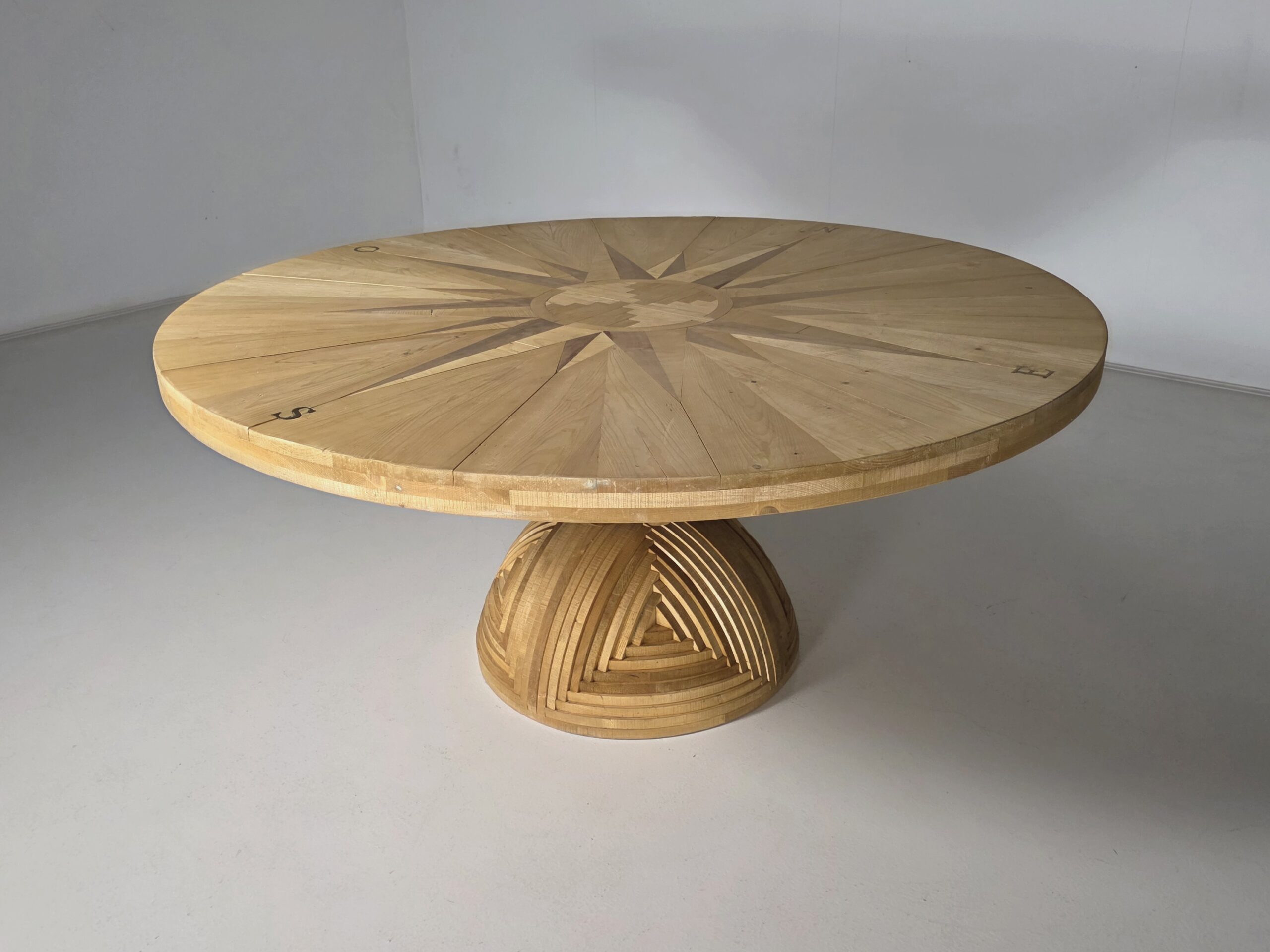 Rosa Dei Venti table by Mario Ceroli for Poltronova