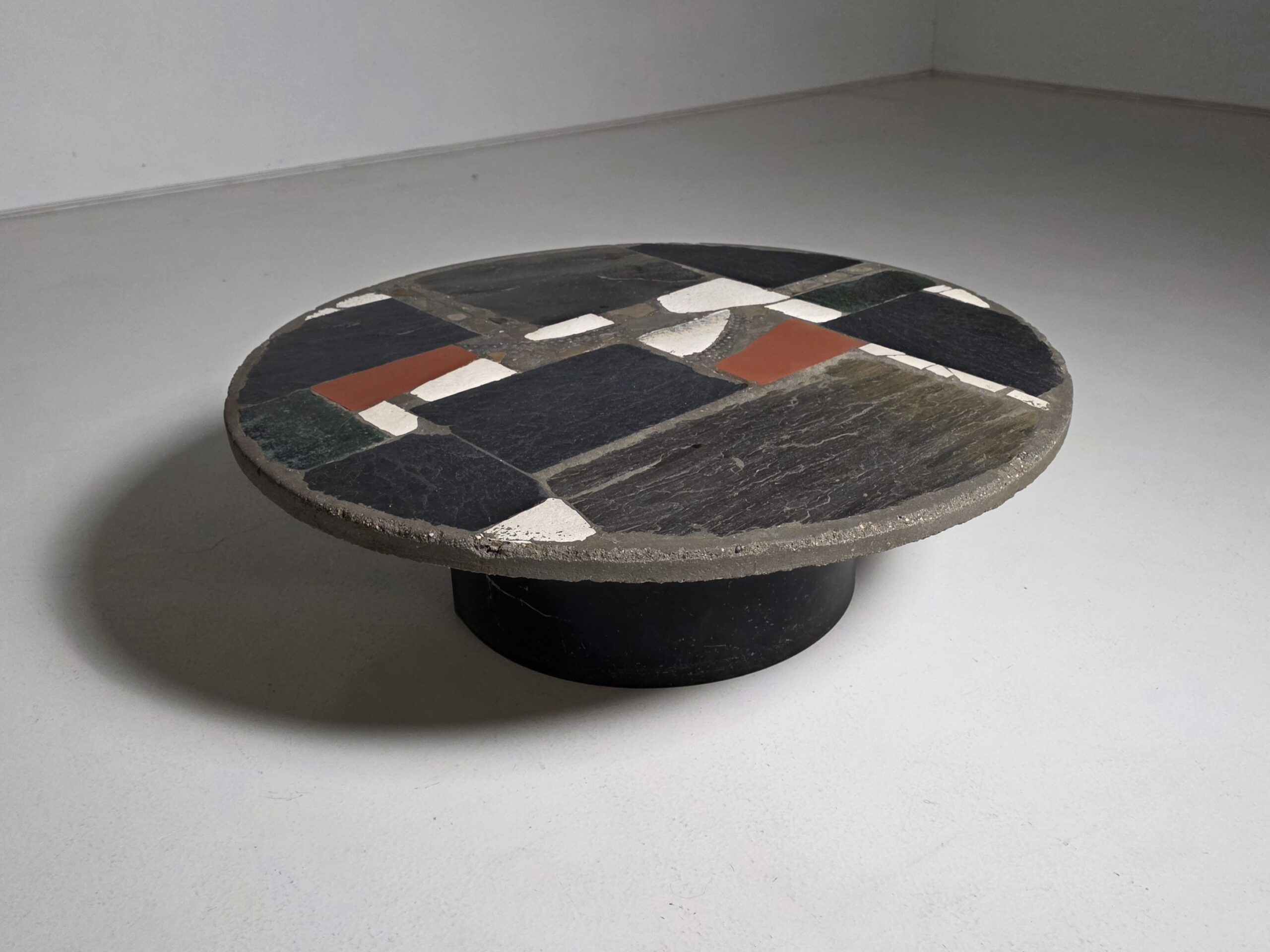 Paul Kingma stone mosaic coffee table